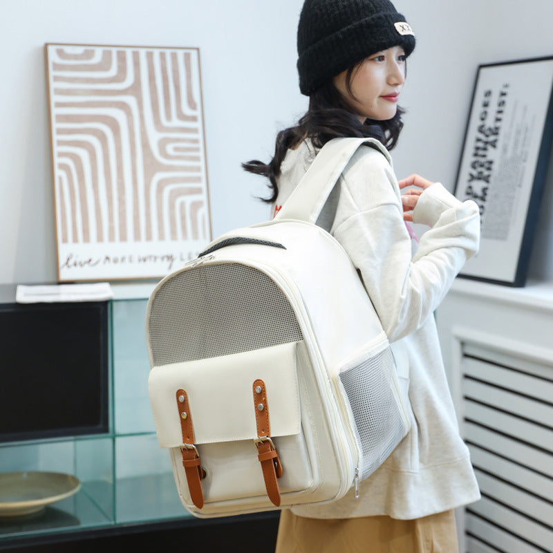 Portable Breathable Pet Backpack