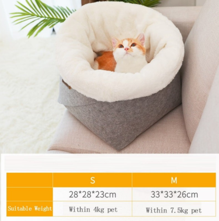 Detachable Pet Bed with Size Options