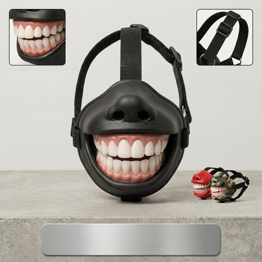 Funny Denture-Shaped Dog Mouth Cover