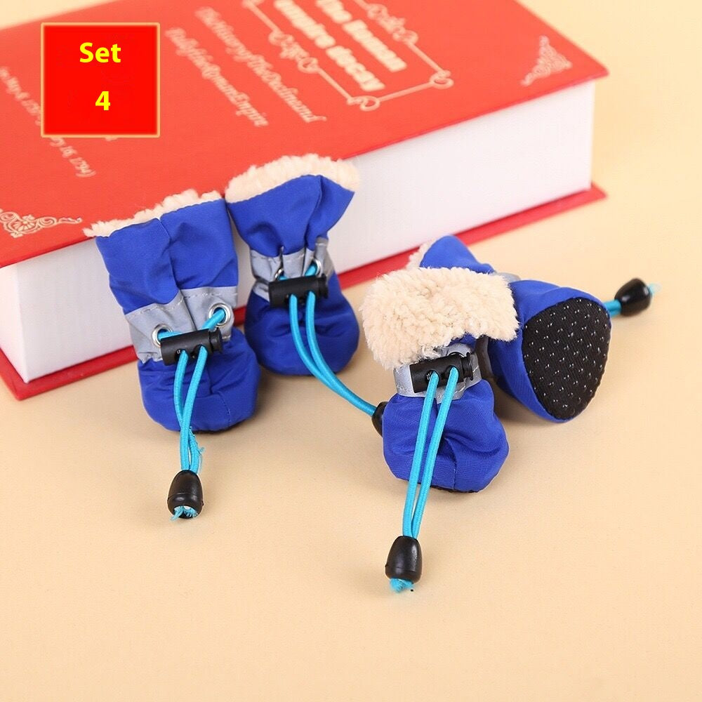 Breathable Four-Season Soft-Bottom Dog Shoes