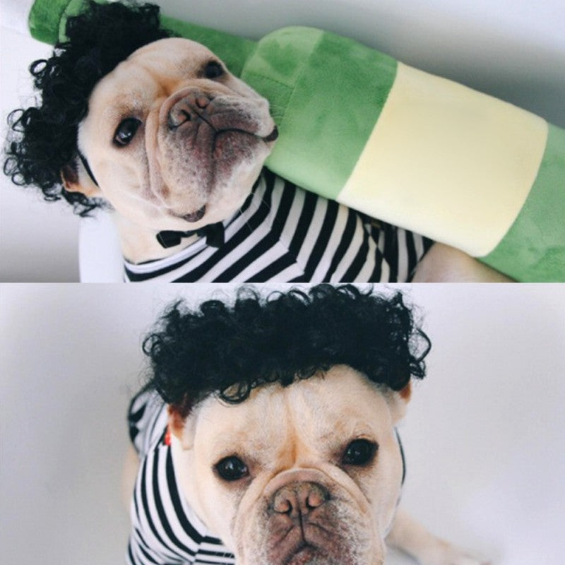 Creative Funny Dog Wig Headgear