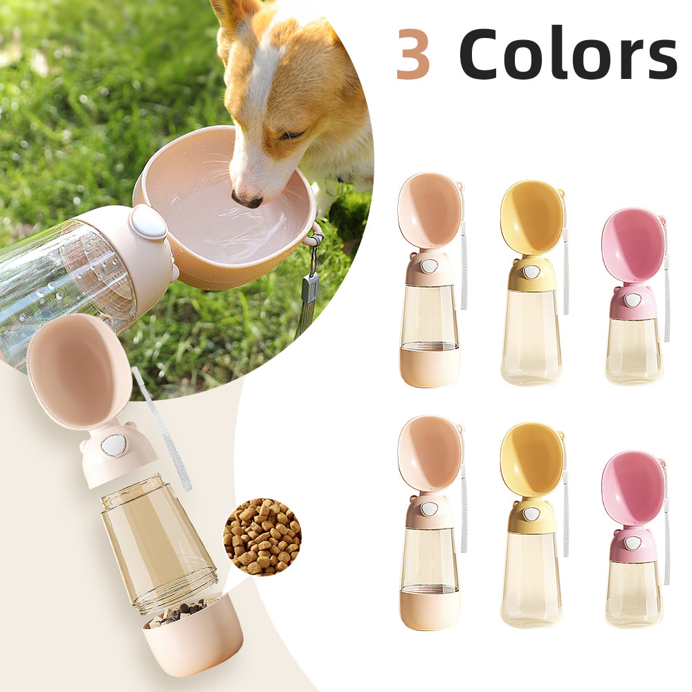 Portable Pet Water and Food Container