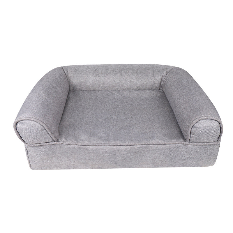 Linen Fabric Removable And Washable Pet Sofa Nest