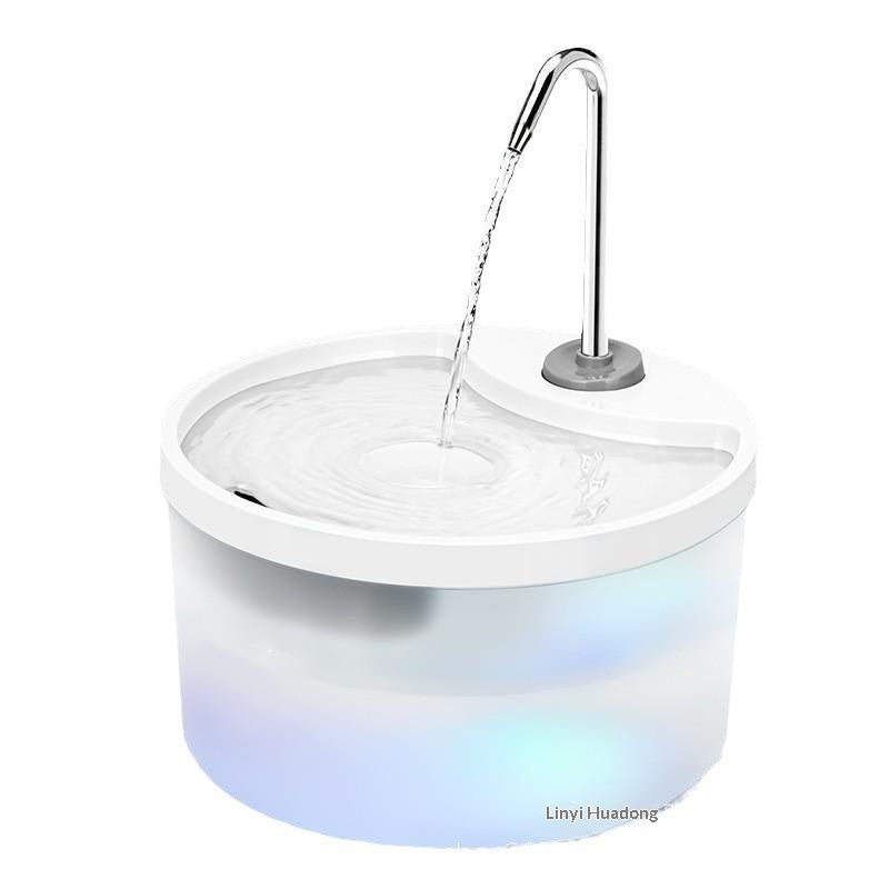 Smart Self-Circulating Filtered Pet Water Fountain That Operates Quietly