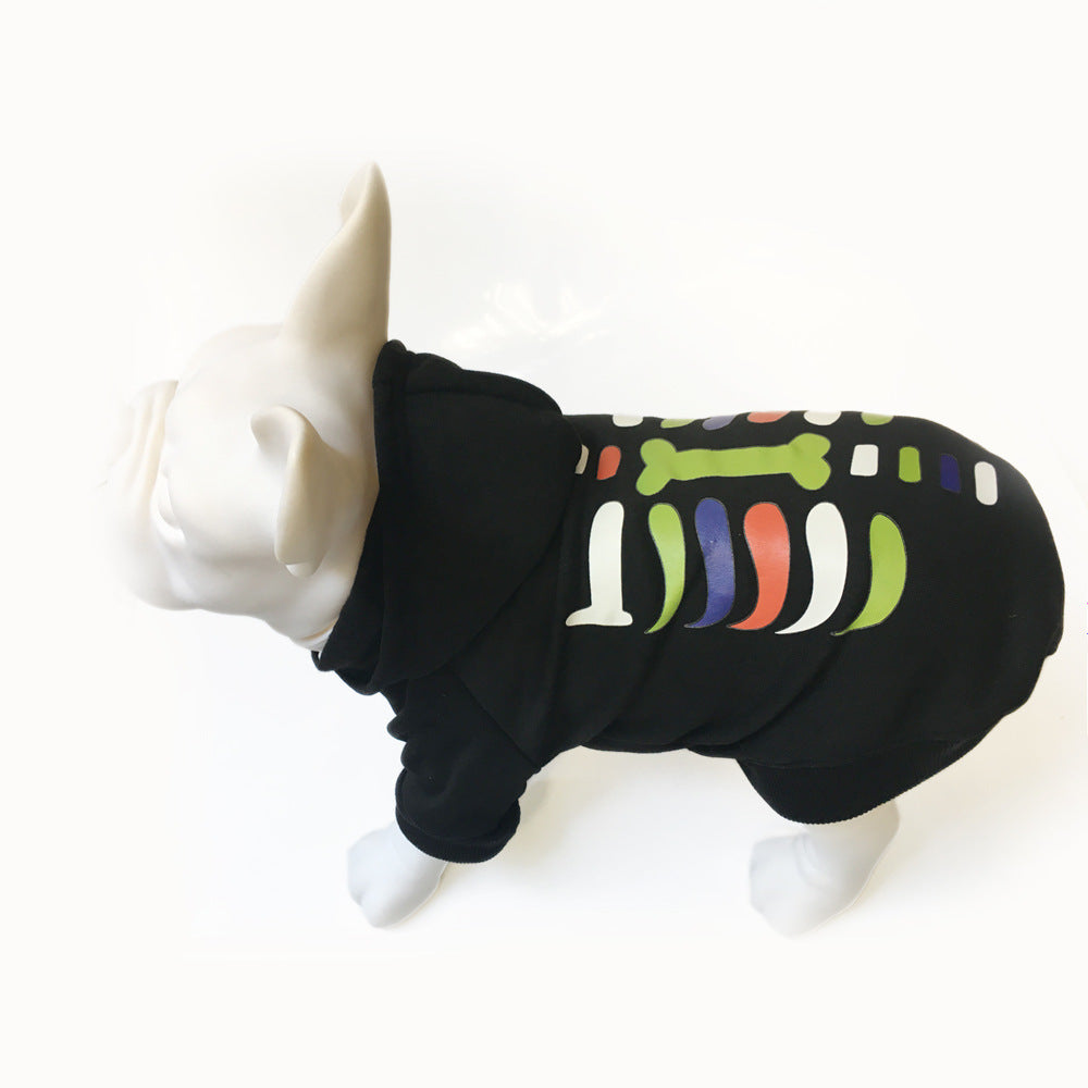 Small And Medium-Sized Dog Holiday Dress Coat And Cotton Sweater
