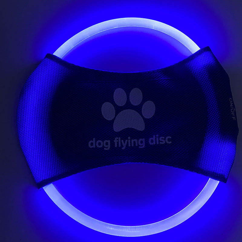 Glowing LED Dog Flying Disc