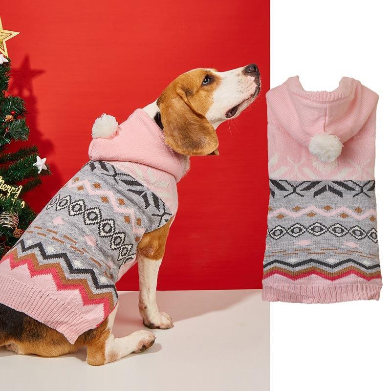 Classic Diamond Pattern Pet Sweater