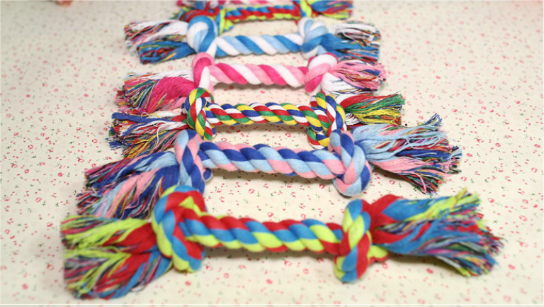 Bite-Resistant Cotton Dog Rope Toy