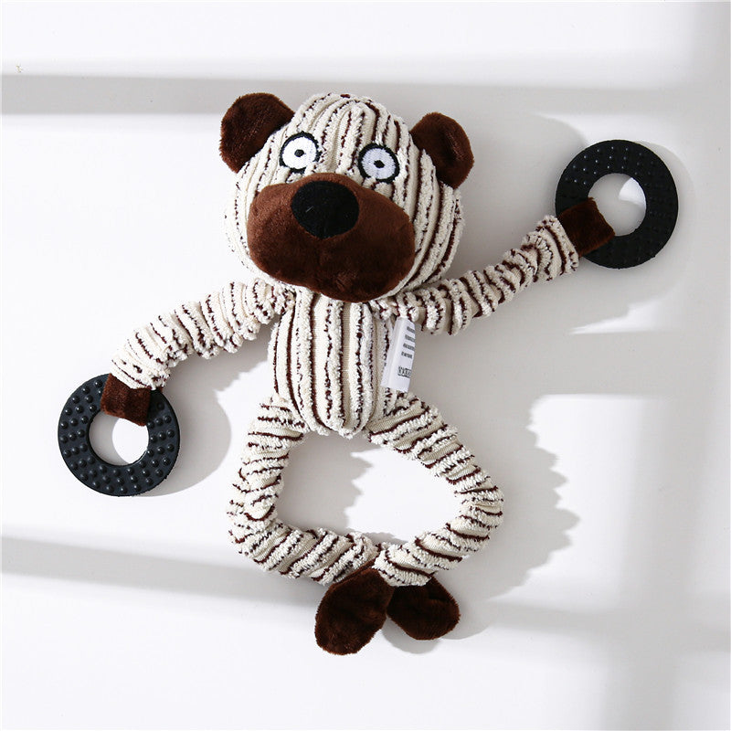Donkey Plush Squeaky Dog Toy
