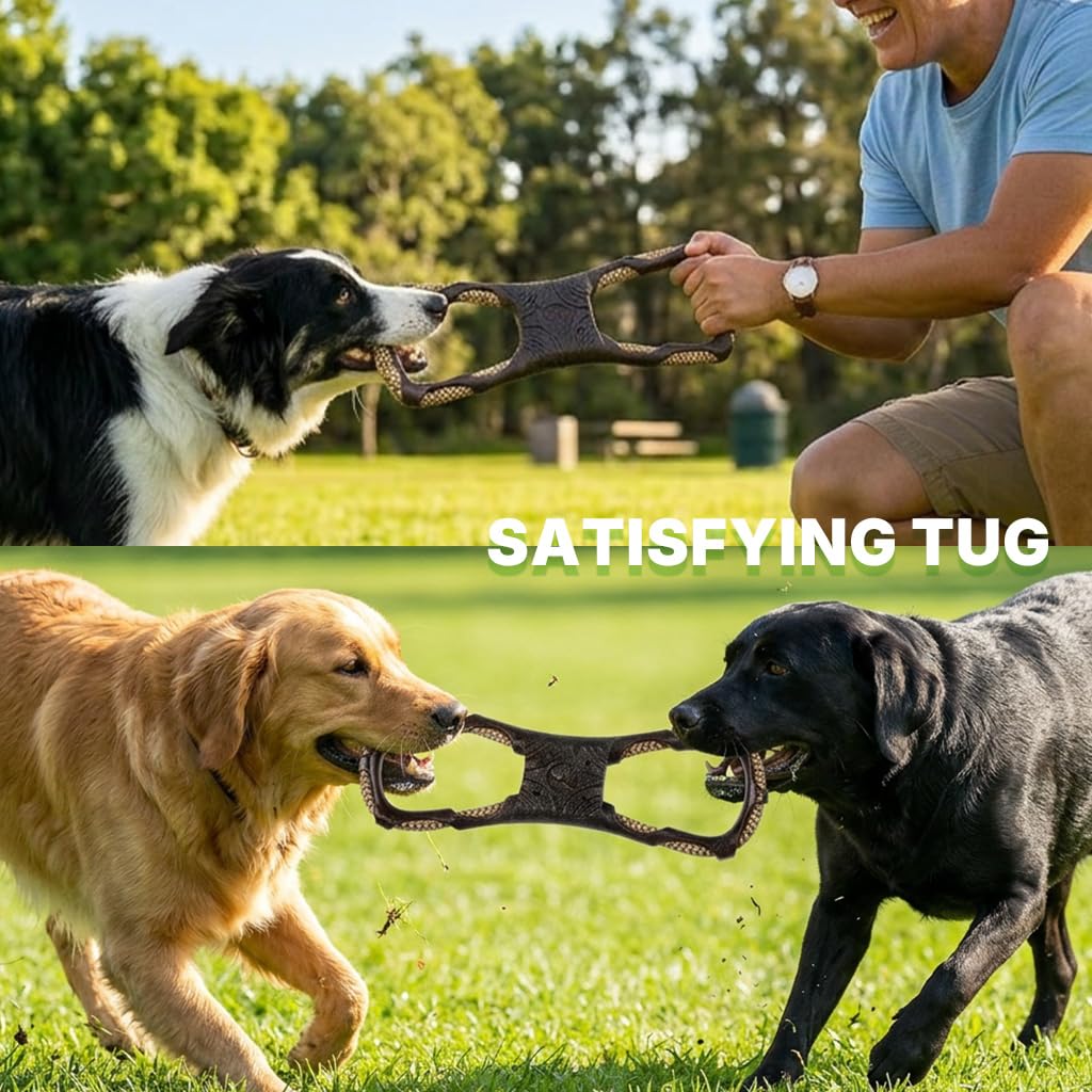 3 Way Doy Toys, Dog Tug Toy For Multiple Dogs, Dog Chew Toys, Black Durable Dog Tug Toy For Multiple Dogs, 3 Way Tug Of War Dog Toy, Dog Che
