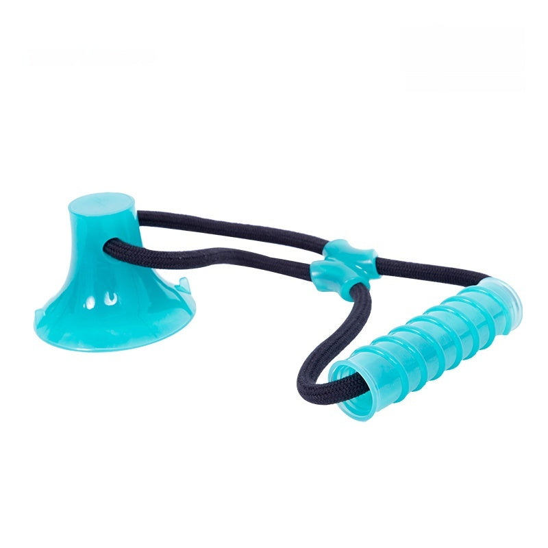 Dog Toy Bite-Resistant Molar Interactive Sucker Spherical Tug Of War String