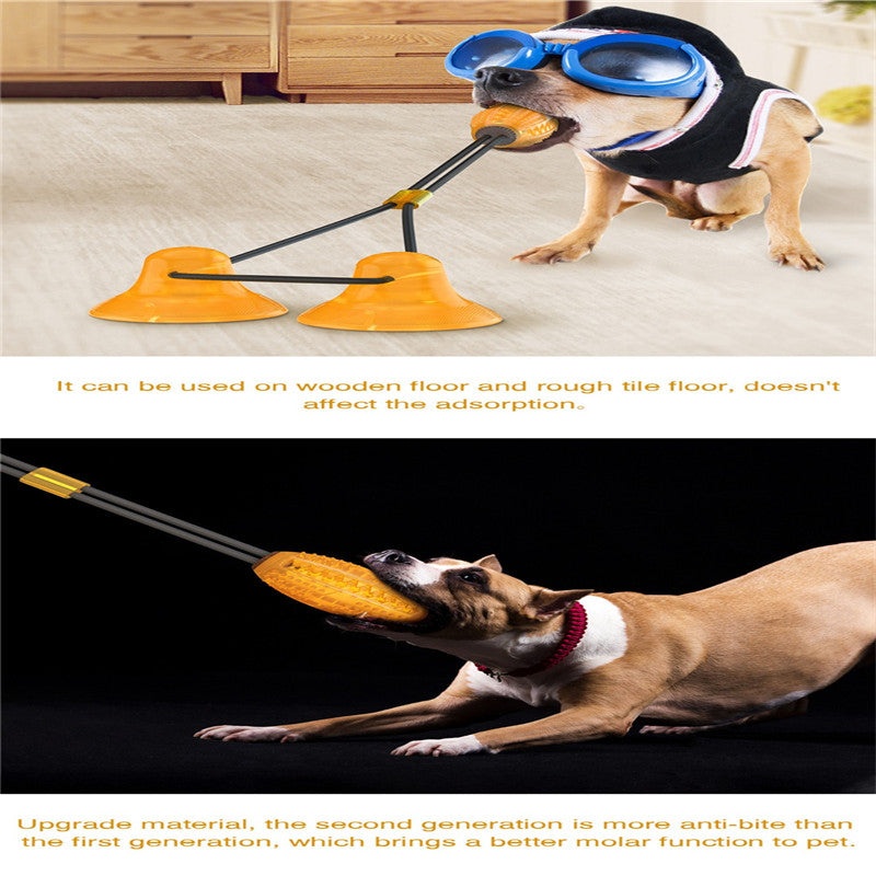 Dog Rubber Suction Cup Toy Set