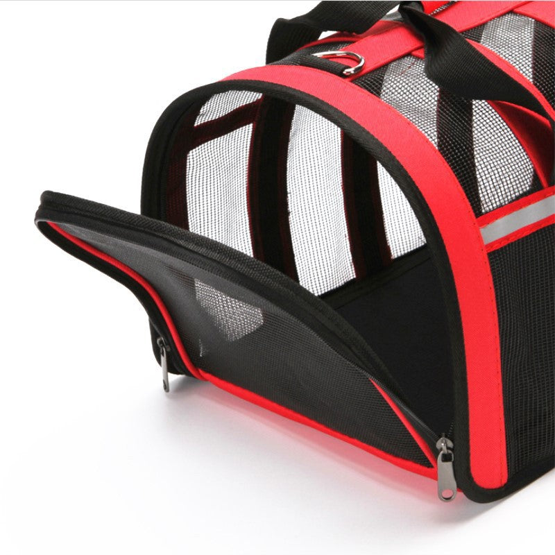 Portable Geometric Pet Bag