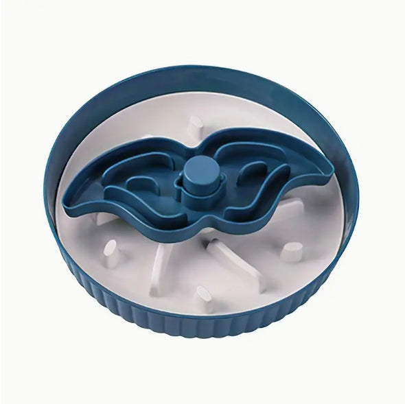 Pet Food Basin Rotating Game Board Anti-Choke Silica Gel Pad Feeding