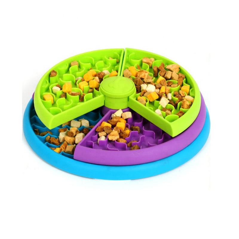 3In1 Interactive Dog Puzzle Feeder, Rotating Anti-Choking Slow Feeder Bowl & Lick Mat, Mental Stimulation Foraging Toy For Medium & Large Do