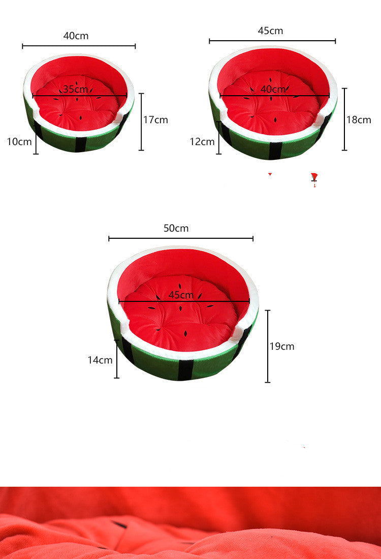 Four Seasons Watermelon Dog Bed