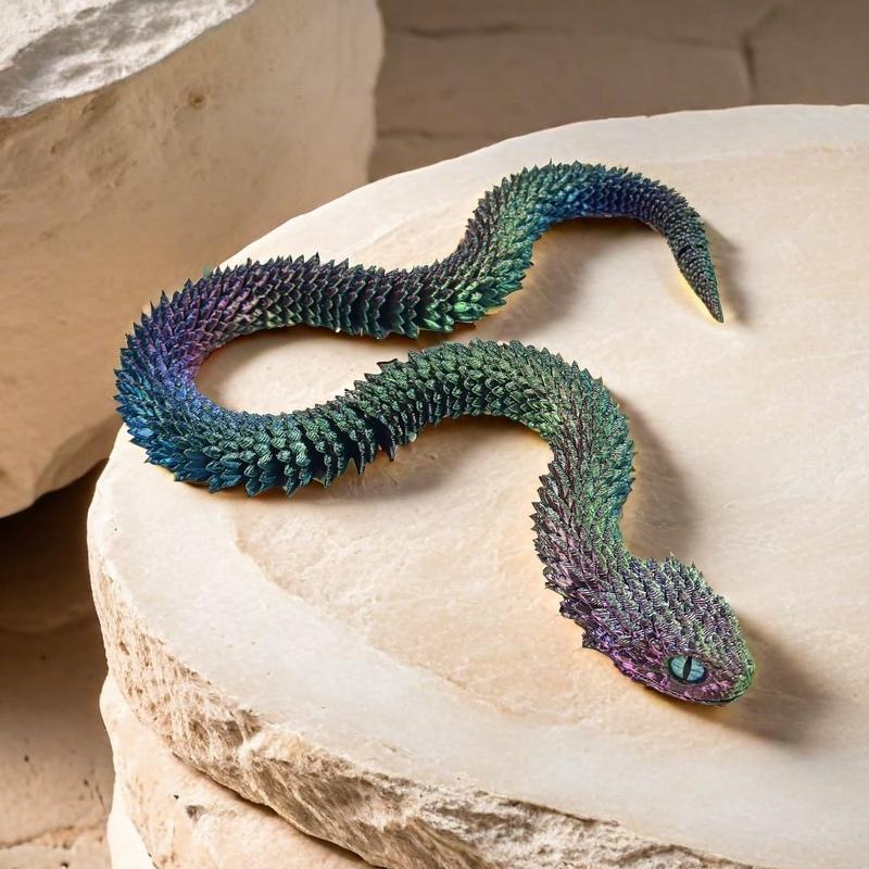 Snake-Shaped High-Fidelity Fun Ornaments Creative Animal-Shaped Living Room And Study Decorations