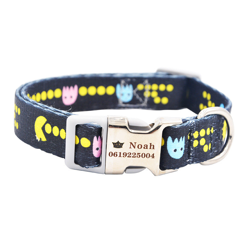 Custom Lettering Dog Collar