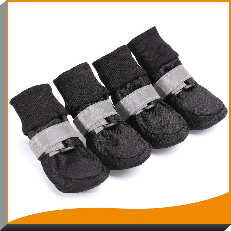 Spring And Autumn Warm Waterproof Dog Shoes