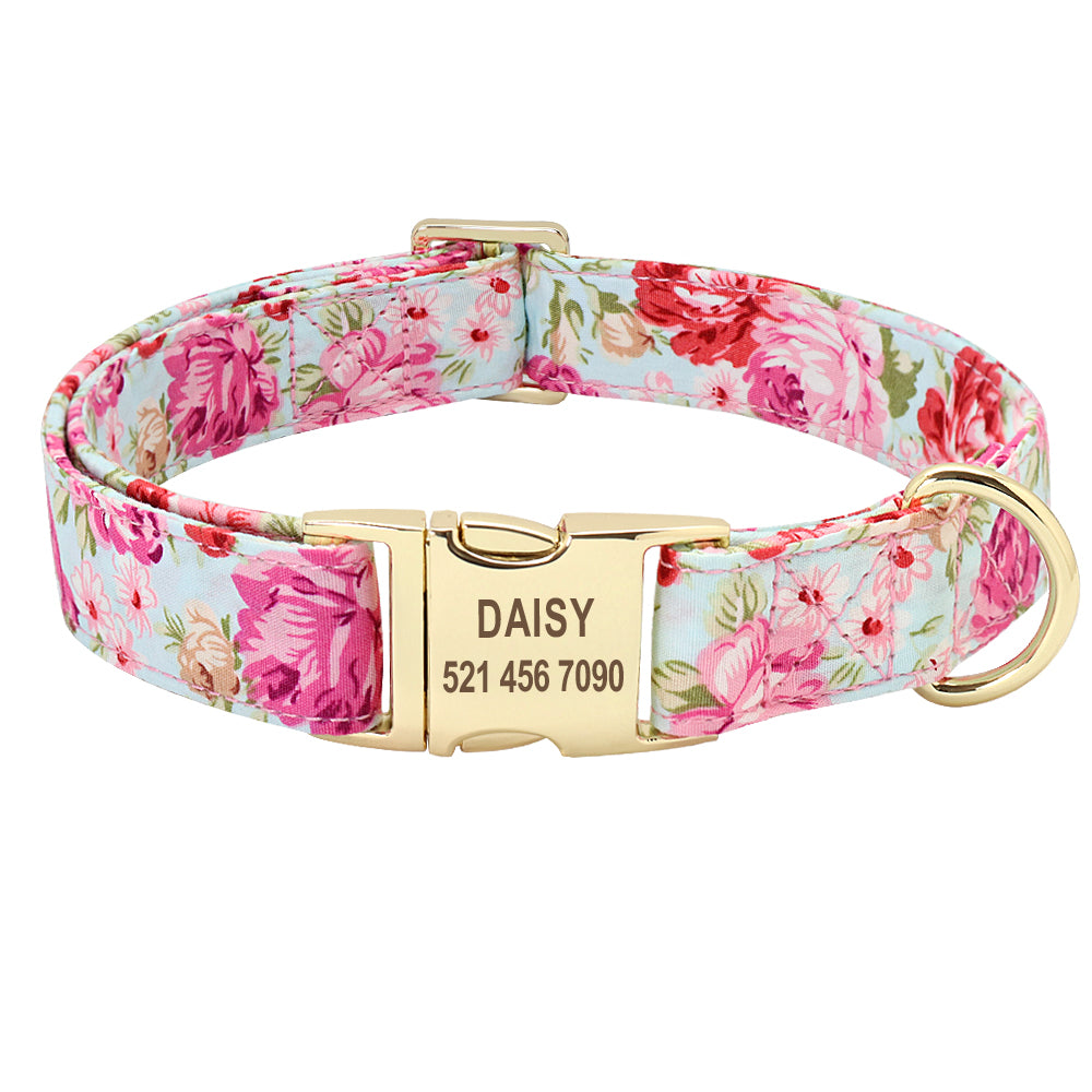 Lettering Dog Collar