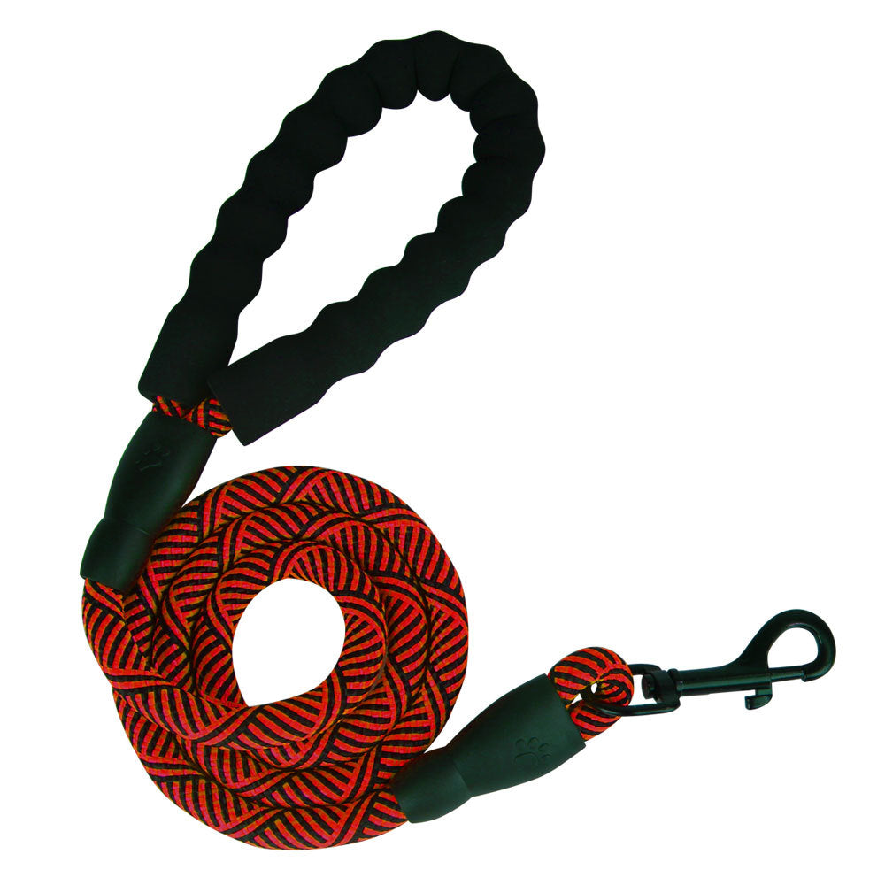 Dog Nylon Tow Rope Pull-Resistant P Chain Round Rope Walking Single Dog Leash Dog Chain