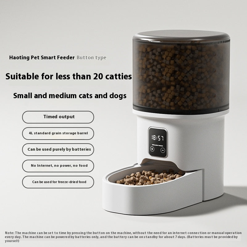 Smart WiFi Automatic Cat Feeder 4L