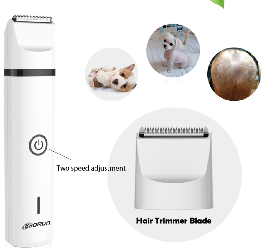 Pet Shaver With Nail And Trimmer Blades