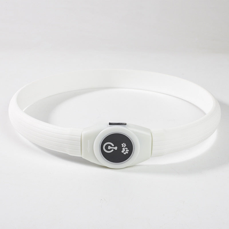 Dog Collar Pet Luminous Silicone Collar