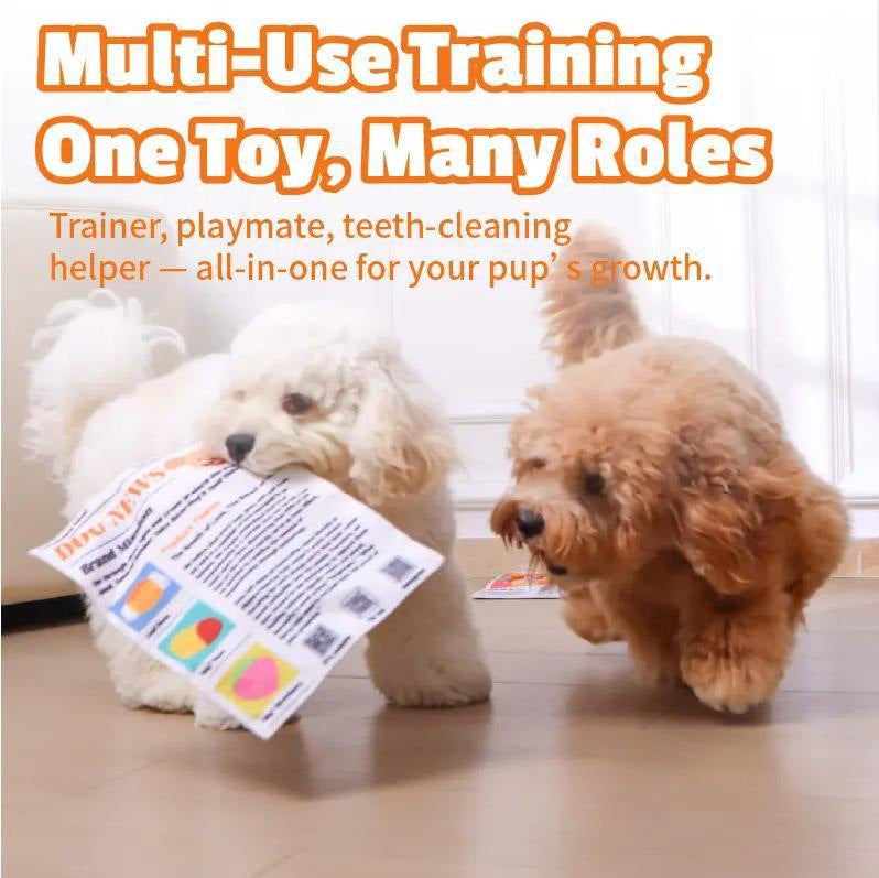 Pet-Friendly Newspaper Design Chew Toy