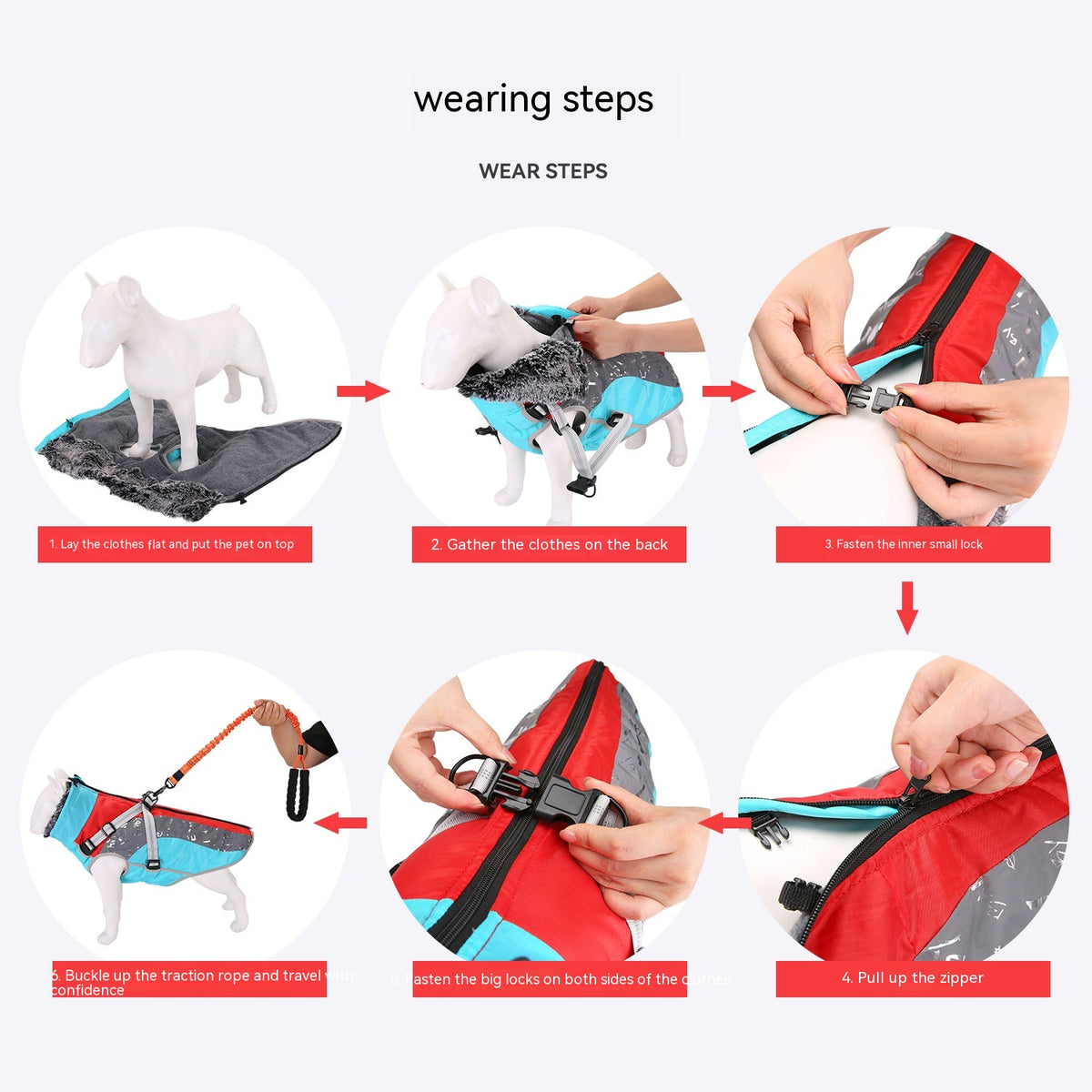 Thickened Windproof Polar Fleece Dog Coat