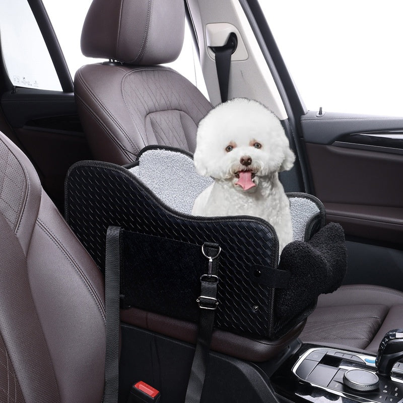 Car Dog Bed and Armrest Safety Seat