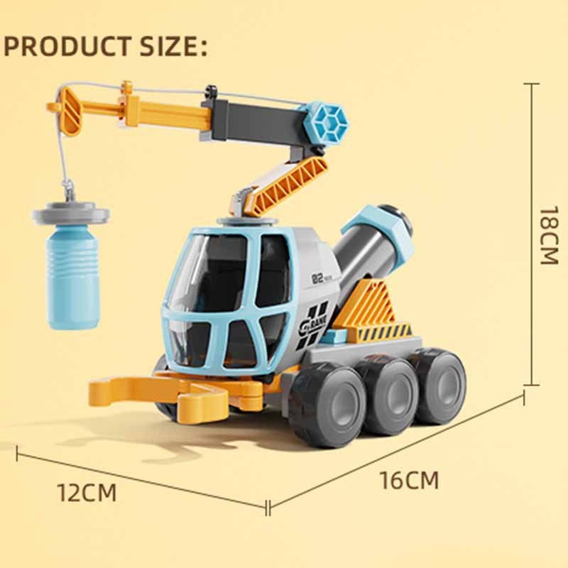 Outdoor Microscope 4-In-1 Construction Vehicle Off-Road Vehicle Periscope Submarine Water Gun