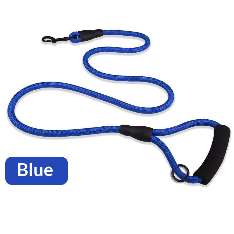 Reflective Pet Leash With Burst-Resistant Webbing