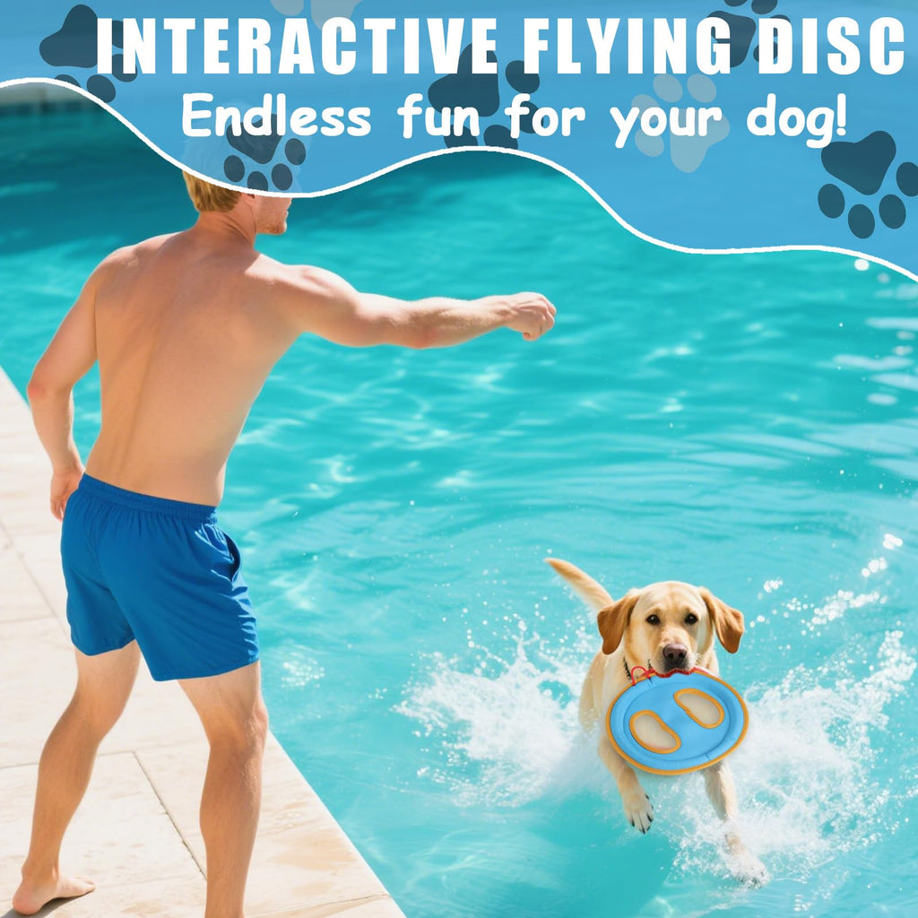 Floating Canvas Dog Flying Disc Toy