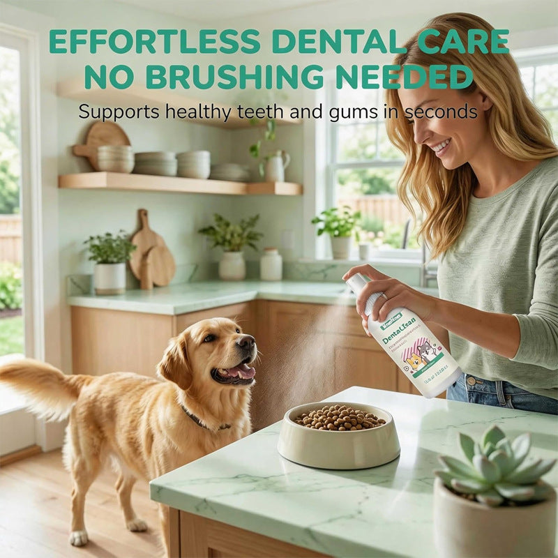 Portable, Home-Use Pet Dental Freshenerno Brushing Required