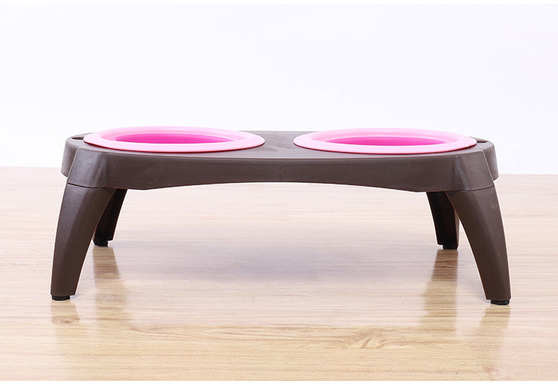 Folding Double Pet Bowl
