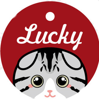 Custom Lettering Pet ID Tag