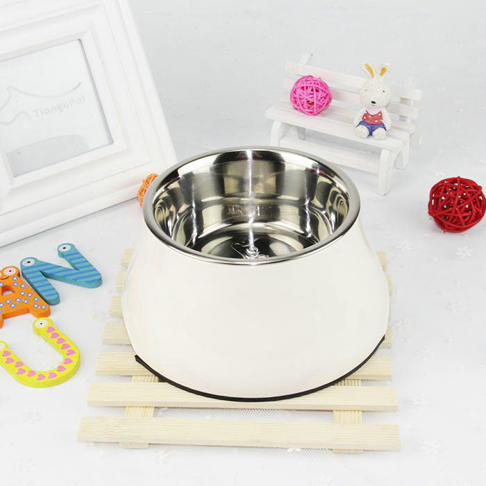 Top-Foot Single Mouth Non-Slip Pet Bowl