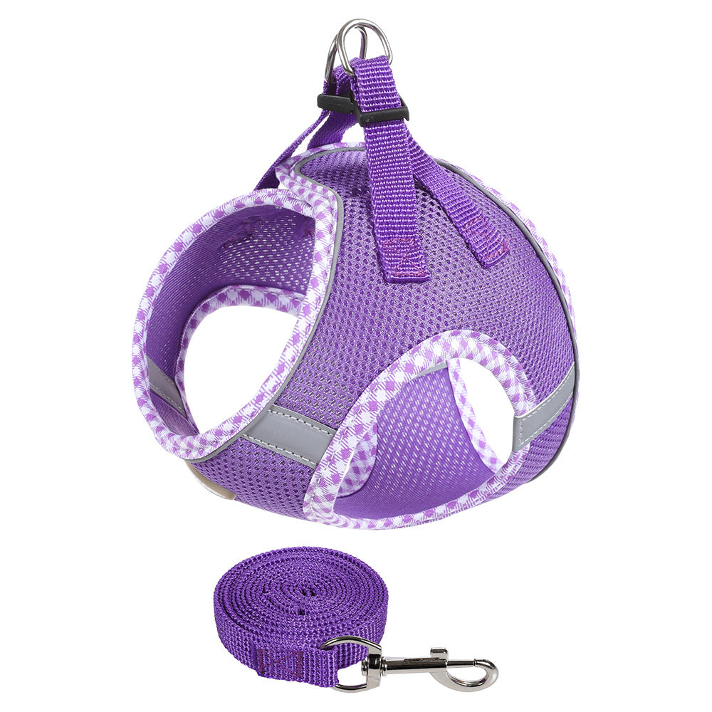 Wrap-Style Pet Harness And Leash