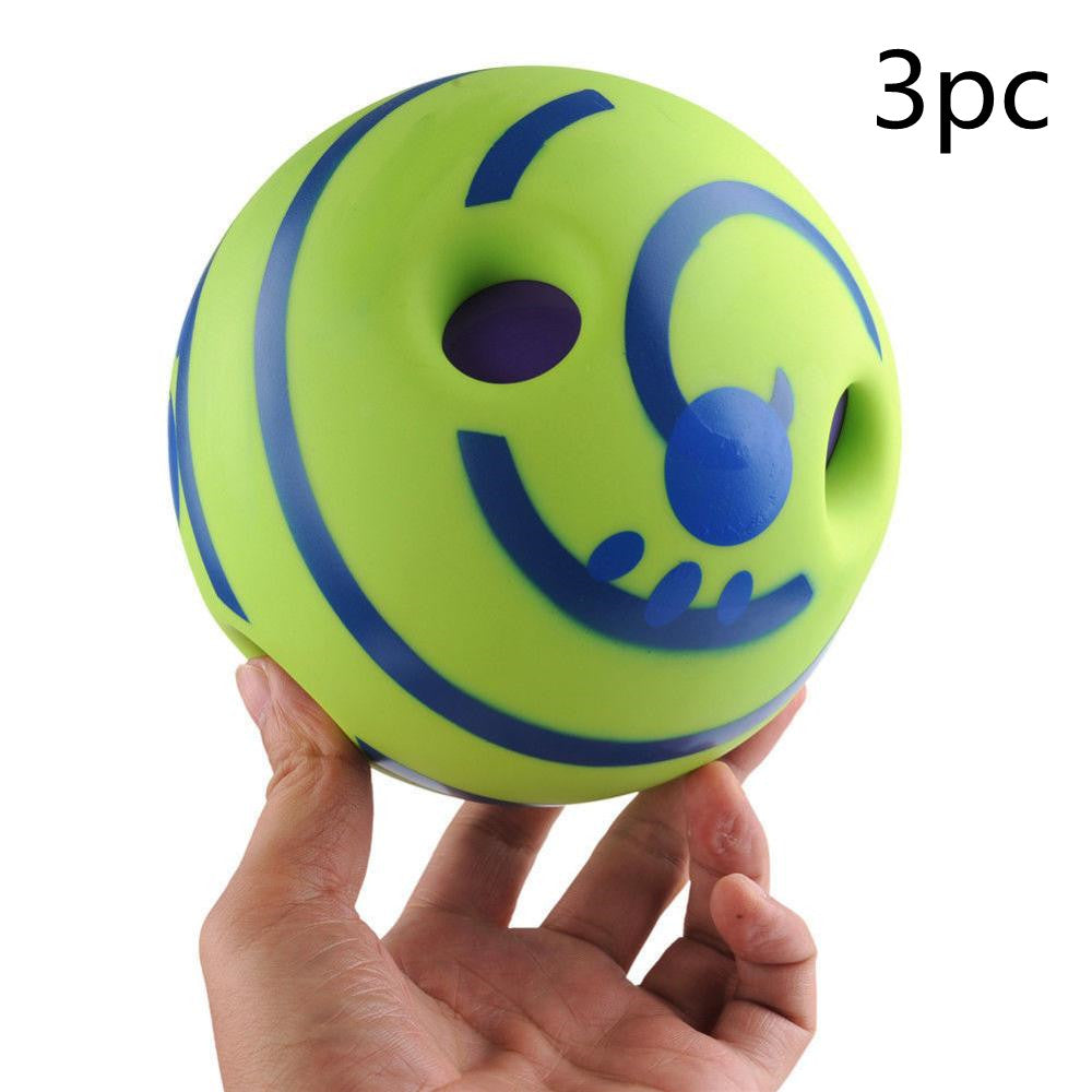 Vinyl Dog Molar Ball Toy
