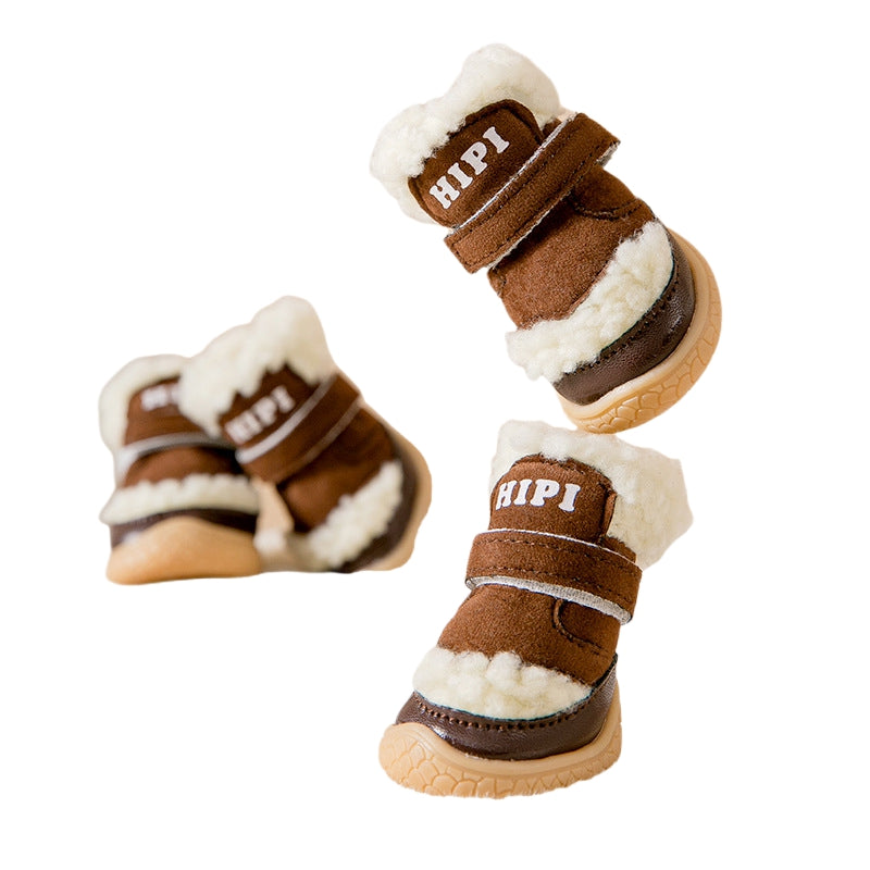 Thick Anti-Slip Winter Dog Boots