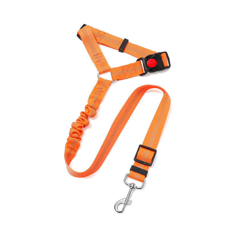 Pet Vehicle-Mounted Traction Rope Safety Belt