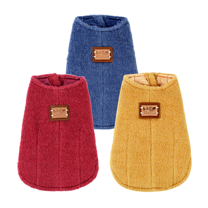Autumn and Winter Small Dog Vest