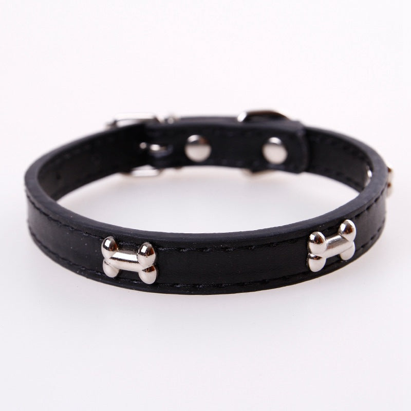 Adjustable PU Pet Neck Collar