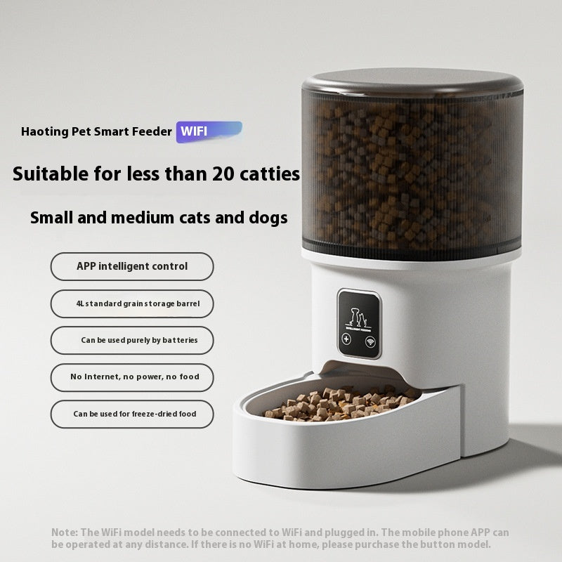 Smart WiFi Automatic Cat Feeder 4L