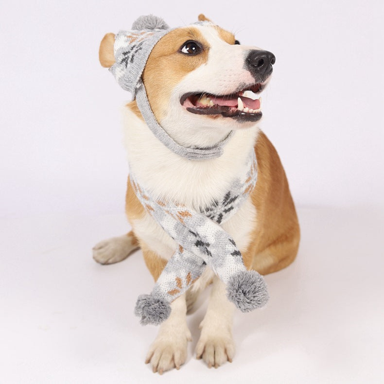 Japanese-Style Retro Pet Sweater Set