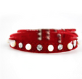 Dog Flocking Pearl Rhinestone Leash