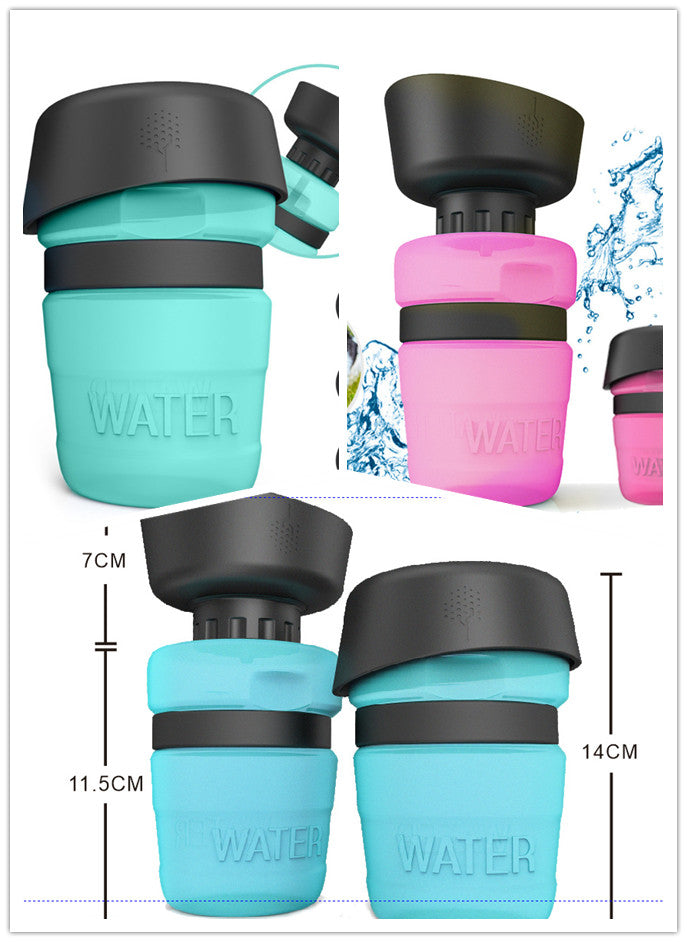 Silicone Pet Travel Water Bottle