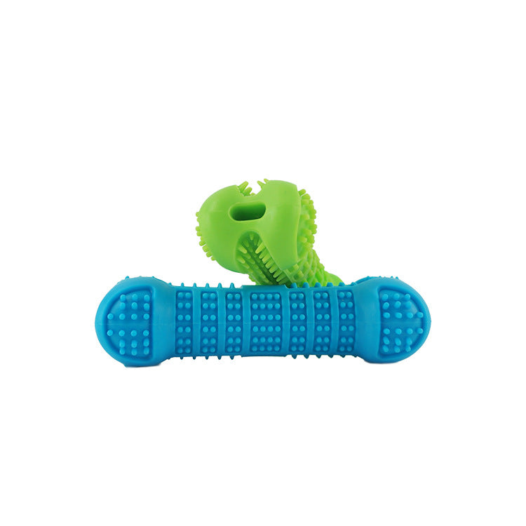 Pet Dog Silicone Bone Toothbrush Toy