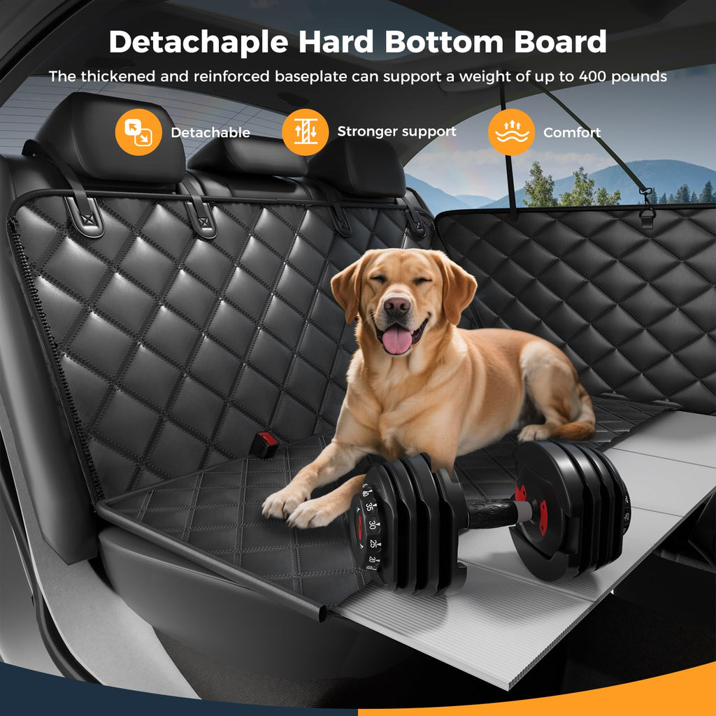 Hard Bottom Dog Car Seat Cover